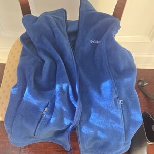 Columbia Women's Blue Fleece Vest